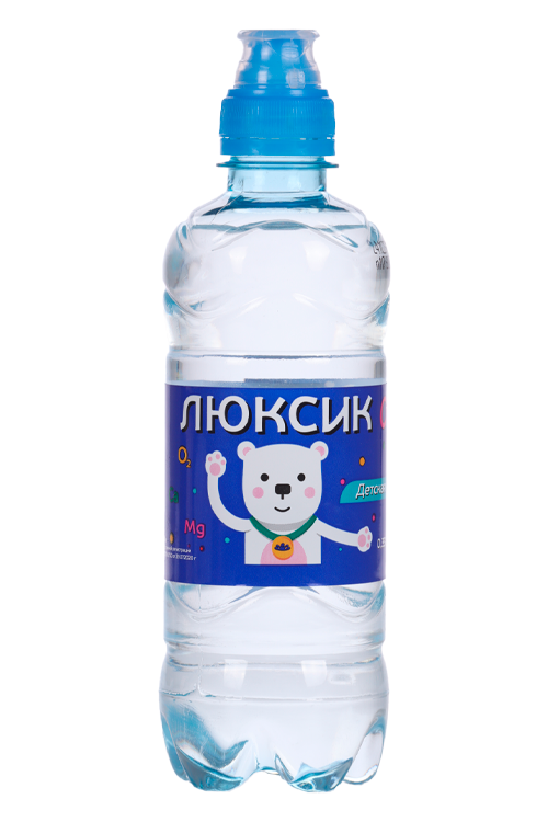 Вода питьевая Люксик детская крышка спортлок, 0,33 л