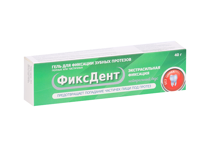Гель ФиксДент Экстра сильный д/зуб протезов, 40 г