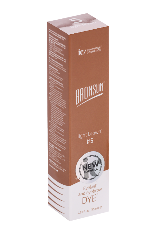 Краска INNOVATOR COSMETICS Bronsun д/ресниц/бровей светло-коричневый тон №5 15 мл