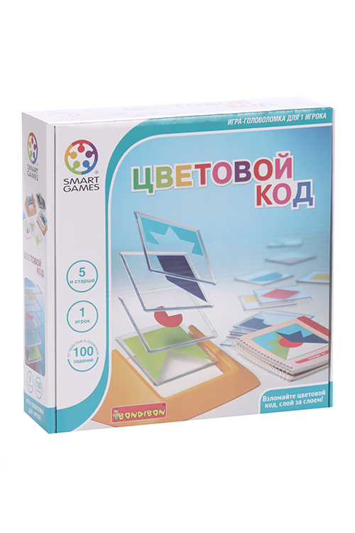 Игра-головоломка BONDIBON развивающая Цветовой код