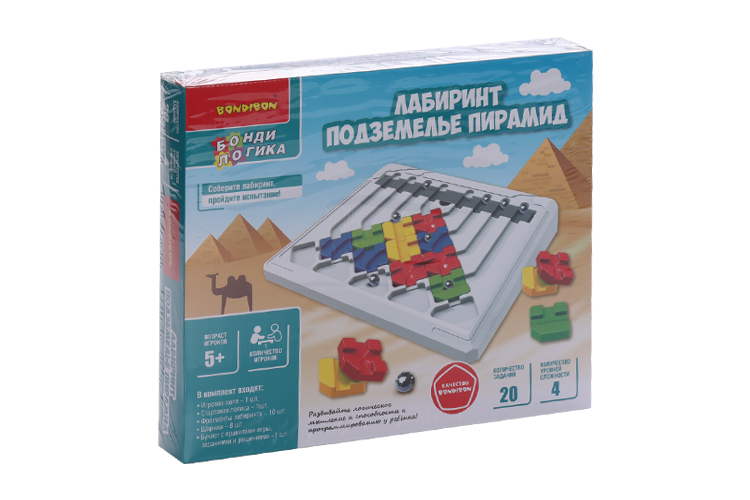 Игра BONDIBON настольная Лабиринт подземелье пирамид