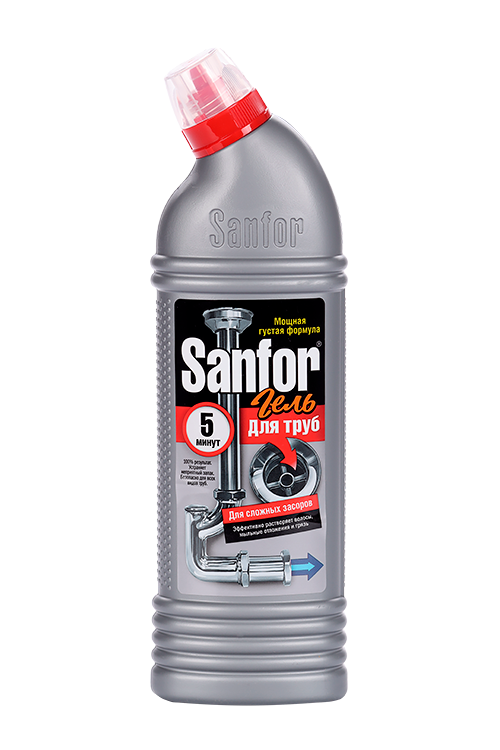 Гель Sanfor д/труб  д/сложных засоров 750 г