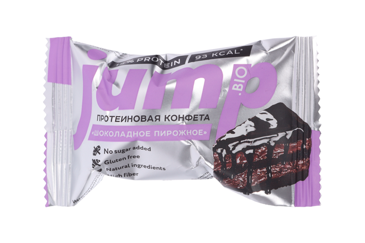 Конфета Jump Bio протеиновая Шоколадное пирожное, 30 г