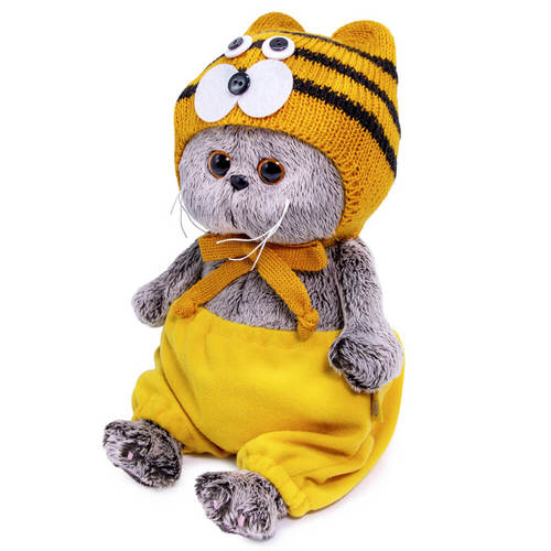 Игрушка Budi Basa Кот Басик Baby в шапке тигренка 20 см
