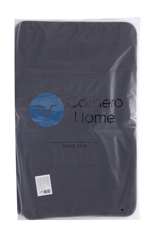 Набор ковриков Carnero Home д/ванной и туалета 2 шт, (черный)