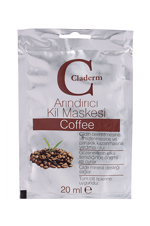 Маска Claderm Coffee глиняная д/лица, 20 мл