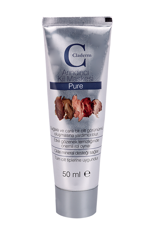Маска Claderm Pure глиняная д/лица, 50 мл