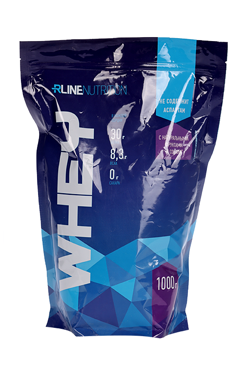 Протеин R-LINE Whey сывороточный Шоколад, 1 000 г, дой-пак