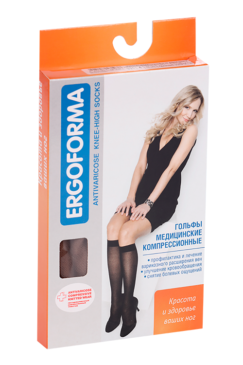 Гольфы ERGOFORMA компр 2 кл антиварикоз 23-32 мм рт ст р 4, (321)