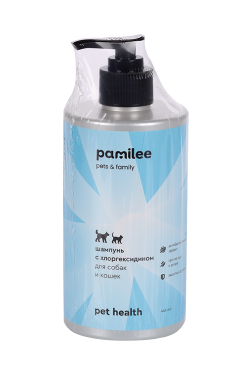 Шампунь ProAnimal Pamilee с хлоргексидином д/кошек/собак 444 мл