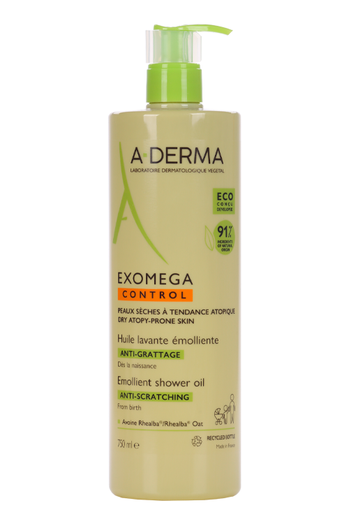 Масло A-DERMA Exomega Control смягчающ д/душа, 750 мл