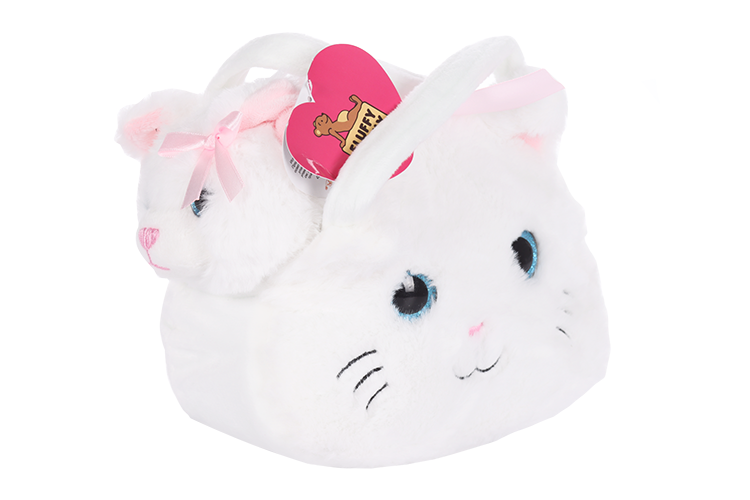 Игрушка Fluffy Family мягкая Котенок в пушистой сумочке с котенком