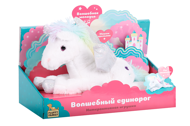 Игрушка Fluffy Family мягкая Единорог с крыльями