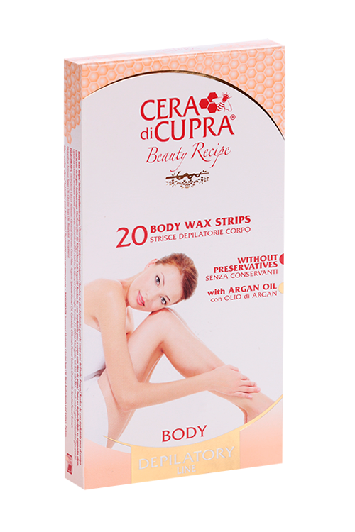 Полоски Cera di Cupra восковые д/депиляции тела, 20 шт