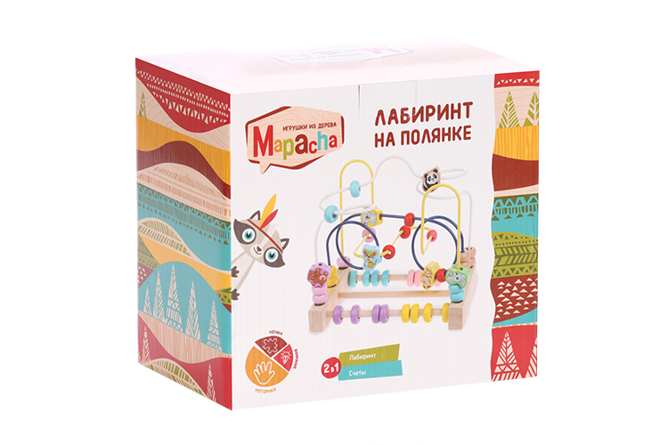 Игрушка Mapacha Лабиринт На полянке 2в1 д/малышей