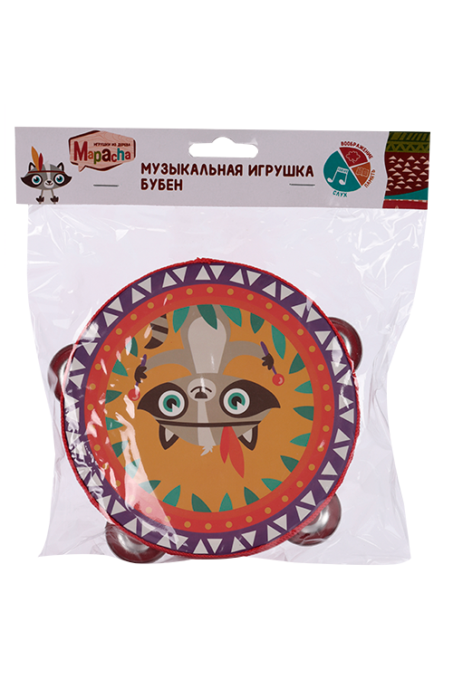 Игрушка Mapacha Бубен музыкальная