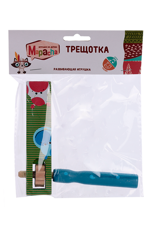 Игрушка Mapacha Трещотка музыкальная зелен/синяя