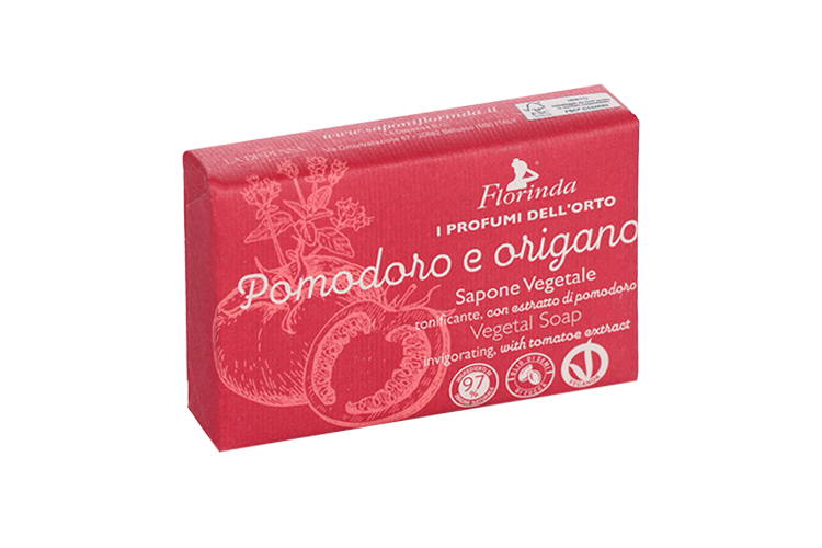 Мыло FLORINDA Итальянский Урожай тонизирующее с Экстрактом Томата, 80 г