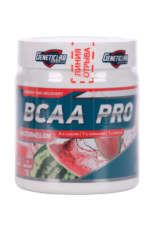 Специализированный пищевой продукт GENETICLAB BCAA PRO Арбуз, 250 г, (УТ-00003920)