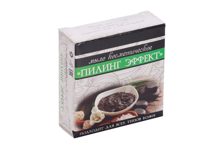 Мыло Пилинг эффект натуральное д/всех типов кожи, 90 г