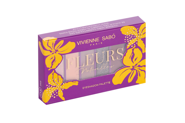 Палетка теней Vivienne Sabo Fleurs naturelles 03 д/век