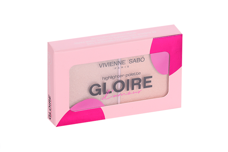Палетка хайлайтеров Vivienne Sabo Gloire d’amour 02