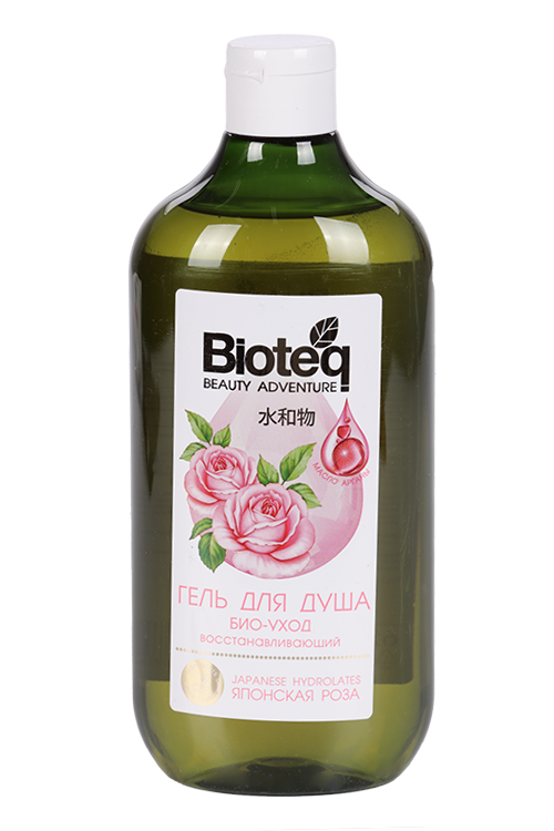 Гель Bioteq Био-Уход д/душа восстанавливающий японская роза, 620 мл