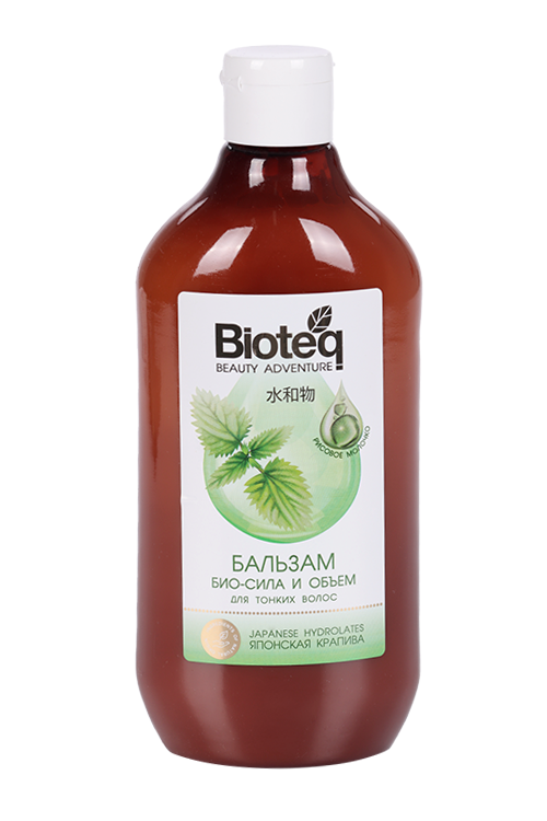 Бальзам Bioteq Био-сила и объем  д/тонких волос японская крапива, 500 мл
