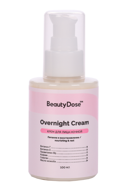 Крем Beauty Dose д/лица ночной Питание и Восстановление, 100 мл