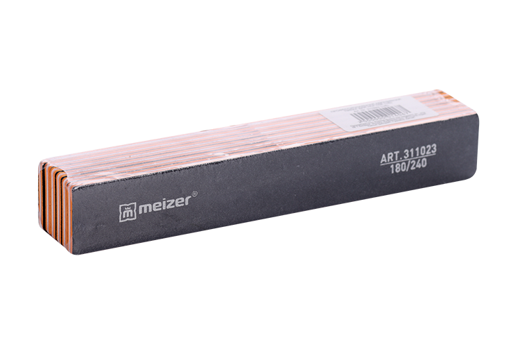 Пилка профессиональная абразивная д/ногтей meizer 311023 6 шт