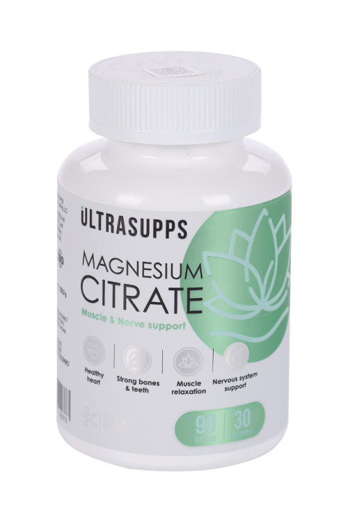 Магния Цитрат ULTRASUPPS, 90 шт, капсулы
