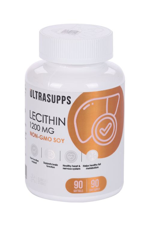 Лецитин ULTRASUPPS, 1 200 мг, 90 шт, капсулы