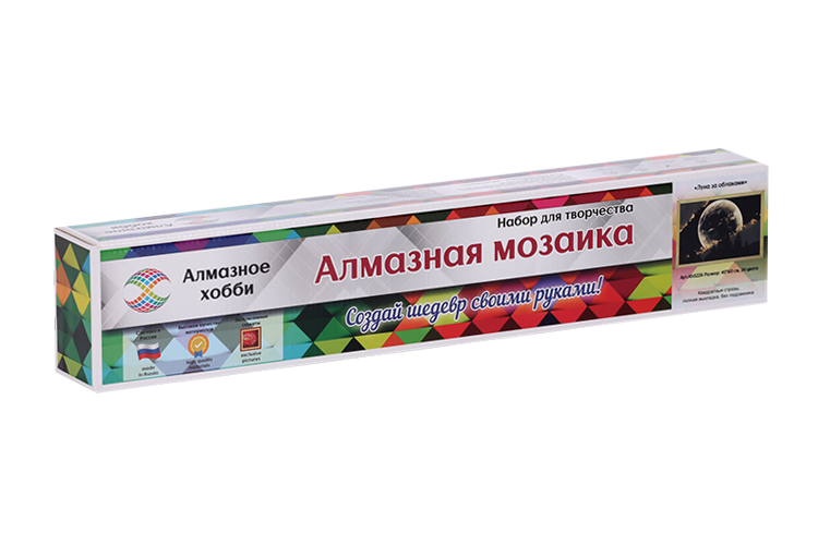 Алмазная мозаика Алмазное хобби Луна за облаками