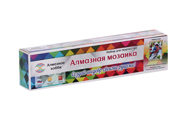 Алмазная мозаика Алмазное хобби Зимнее чудо без подрамника