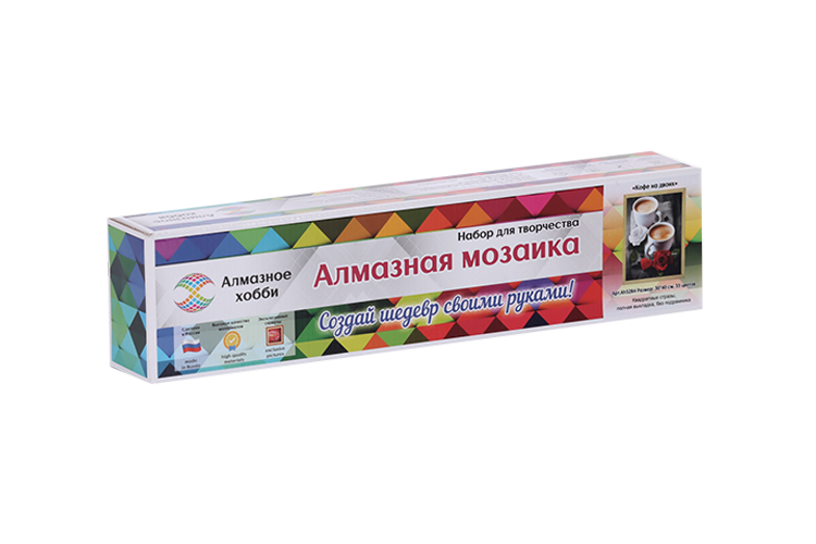 Алмазная мозаика Алмазное хобби Кофе на двоих