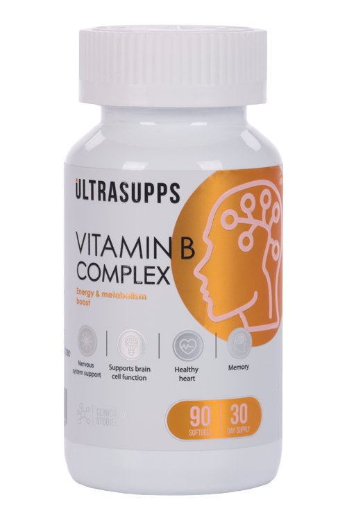 Витамин B ULTRASUPPS, 90 шт, капсулы мягкие