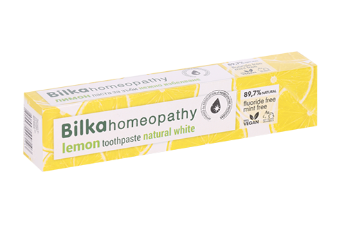 З/паста Bilka Homeopathy Лимон нежное отбеливание NEW, 75 мл