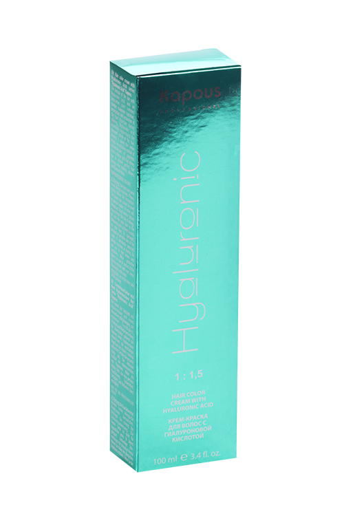 Крем-краска Kapous Professional Hyaluronic Acid д/волос 6.8 темн блондин капучино 100 мл