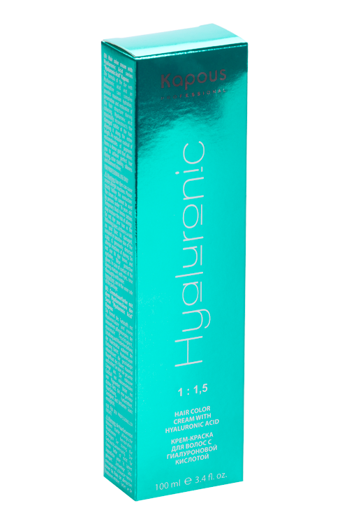 Крем-краска Kapous Professional Hyaluronic Acid д/волос 5.18 светл корич лакричный 100 мл