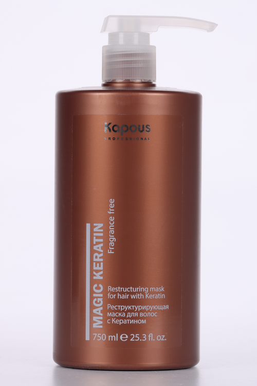 Маска Kapous Professional magic keratin реструктурирующая, 750 мл