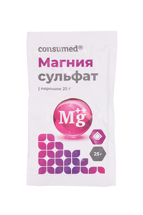 Магния сульфат Консумед, 25 г, порошок