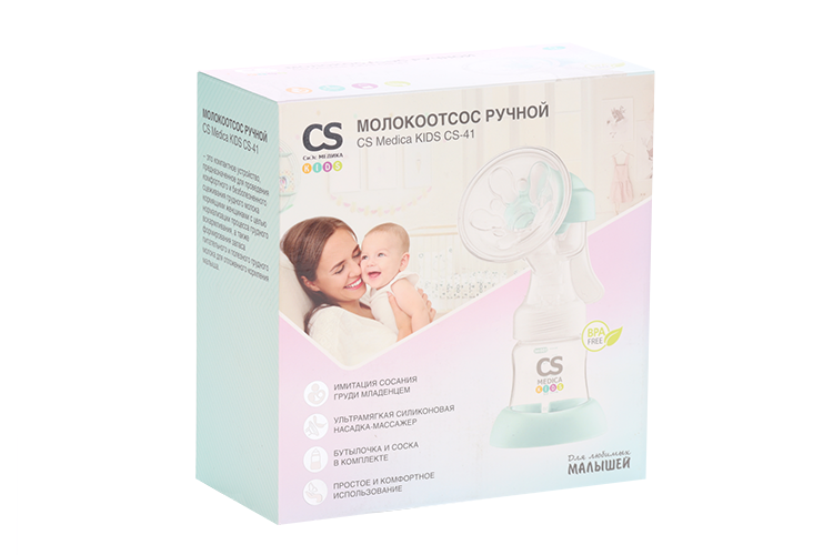 Молокоотсос CS Medica KIDS CS-41 ручной
