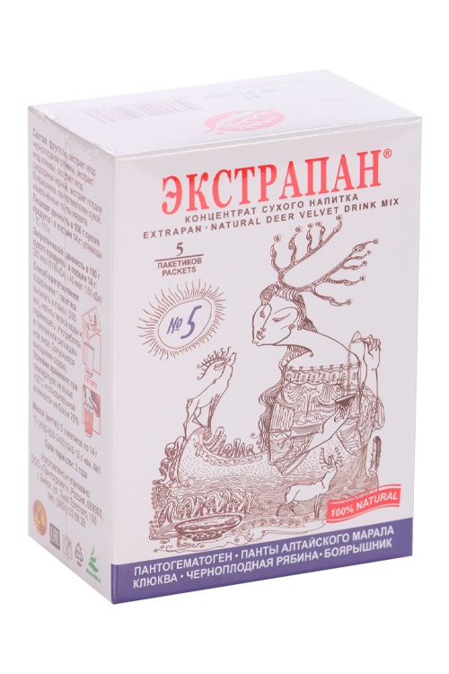 Напиток Экстрапан N5 сердце/сосуды клюква/черная смородина, 5 шт, пакеты