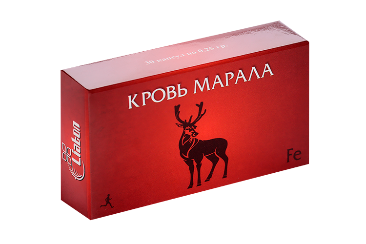 Кровь марала Лиатон, 0,25 г, 30 шт, капсулы