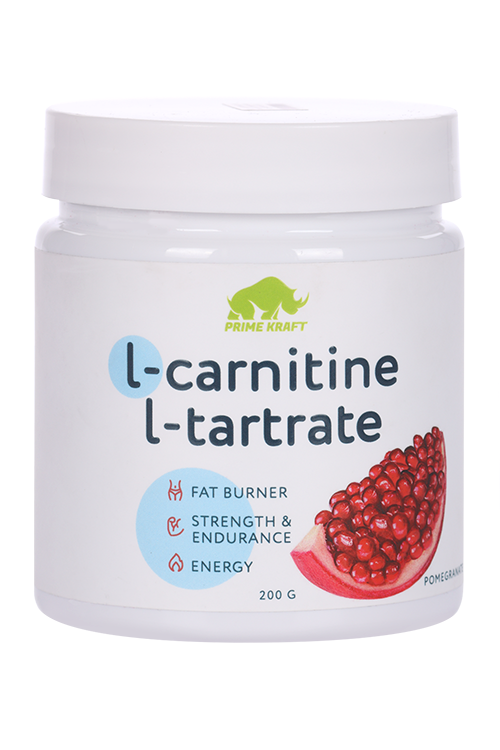 Жиросжигатель Prime Kraft L-Carnitine L-Tartrate Гранат, 200 г