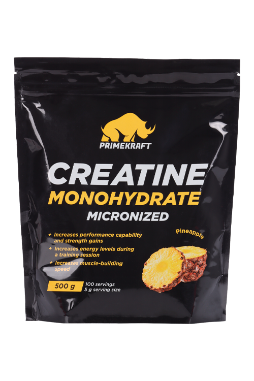 Добавка Prime Kraft Creatine Monohydrate ананас, 500 г, дойпак