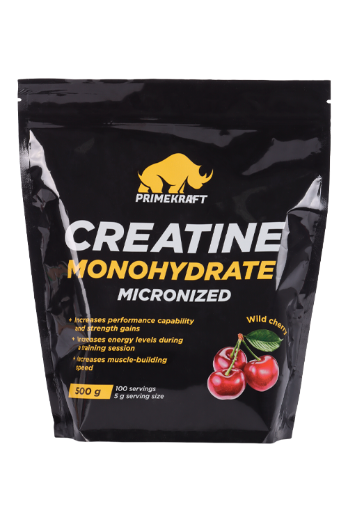 Добавка Prime Kraft Creatine Monohydrate дикая вишня, 500 г