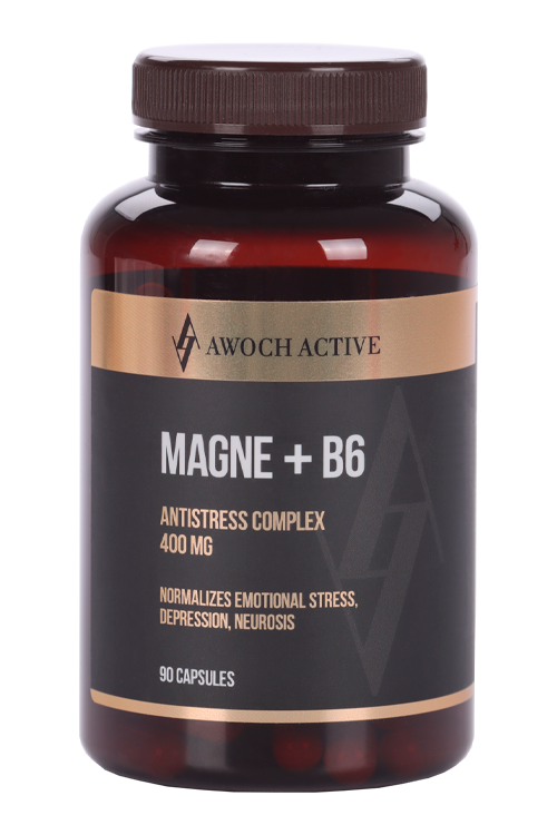 Magne+B6 AWOCH ACTIVE, 90 шт, капсулы