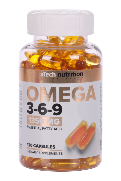 Омега 3-6-9 aTech Nutrition, 1 350 мг, 120 шт, капсулы