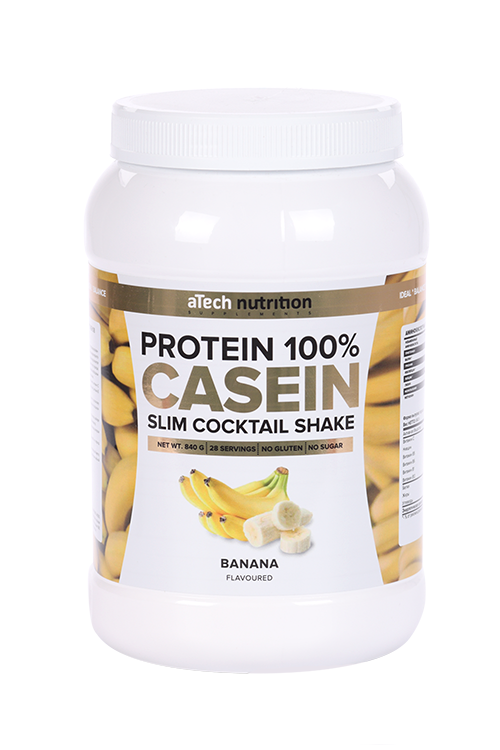 Casein Protein Банан aTech Nutrition, 840 г